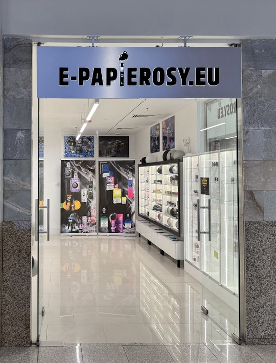 E-Papierosy.eu — wnętrze sklepu